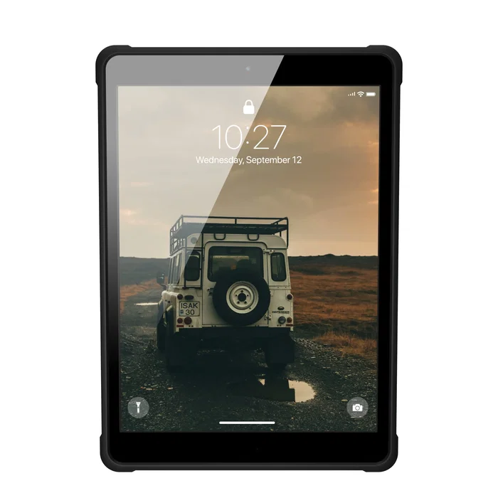 Urban Armor Gear Metropolis Funda con Portabolígrafo y Protección Resistente a Golpes para iPad 10.2" (7th Gen, 2019) - Negro