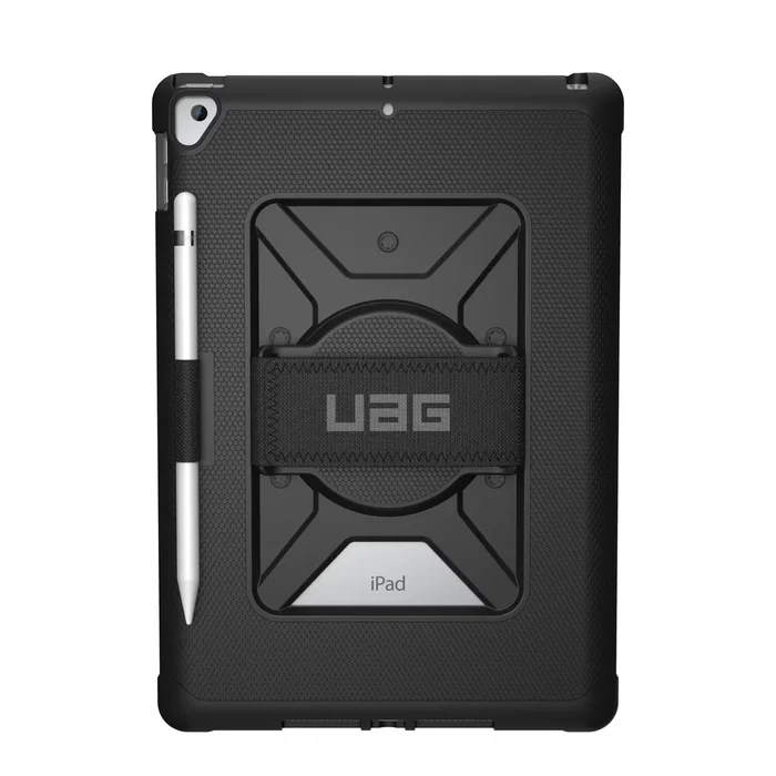 Urban Armor Gear Metropolis Funda con Portabolígrafo y Protección Resistente a Golpes para iPad 10.2" (7th Gen, 2019) - Negro