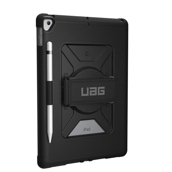 Urban Armor Gear Metropolis Funda con Portabolígrafo y Protección Resistente a Golpes para iPad 10.2" (7th Gen, 2019) - Negro