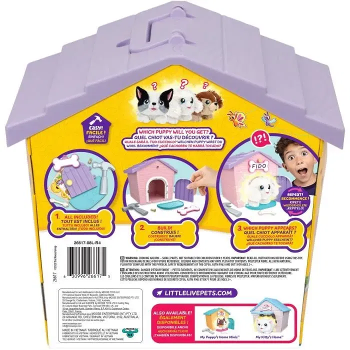 Moose Toys MOO1729874306462 Perro rosa sorpresa, modelo aleatorio, accesorios incluidos, a partir de 5 años Moose Toys MOO1729874306462 Perro rosa sorpresa, modelo aleatorio, accesorios incluidos, a partir de 5 años