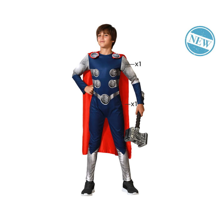Marvel Disfraz de Thor Niños Talla 3-4 Años Marvel Disfraz de Thor Niños Talla 3-4 Años