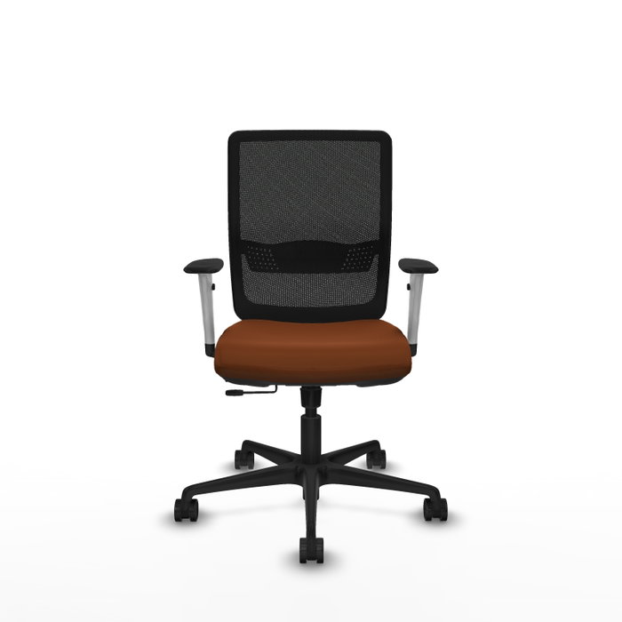 PIQUERAS Y CRESPO Silla de oficina Haches con mecanismo Sincro/Traslack, Marrón y Negro PIQUERAS Y CRESPO Silla de oficina Haches con mecanismo Sincro/Traslack, Marrón y Negro