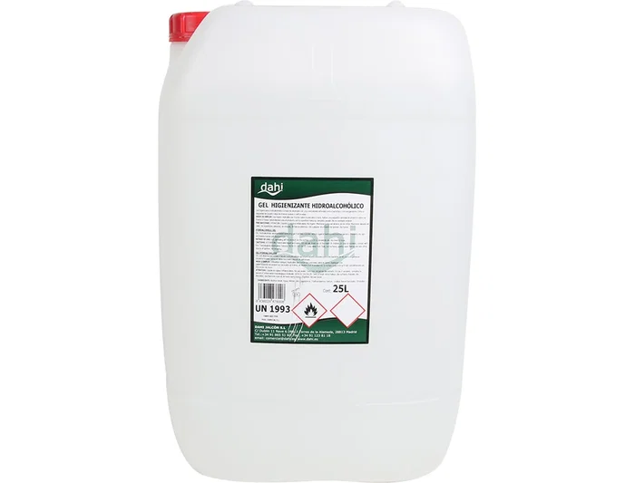 Dahi Gel hidroalcohólico higienizante para manos 25 litros