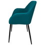 Home Deco Factory Silla Butaca Atom Azul Contemporain