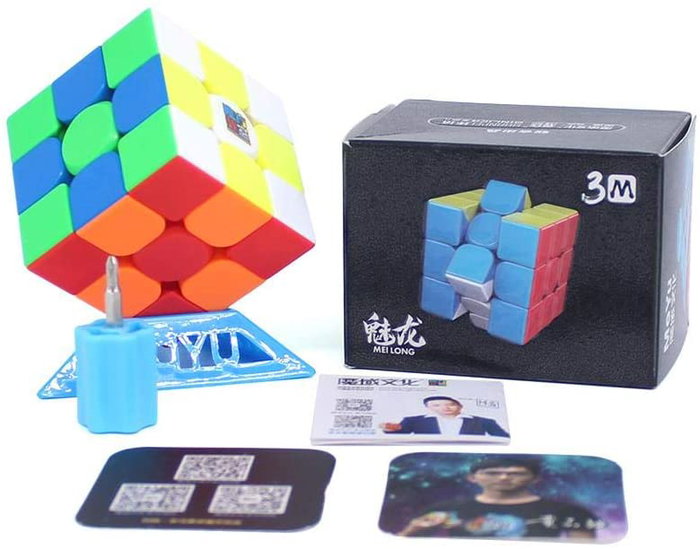 Moyu Cubo Rubik 3x3 Magnético Meilong Stickerless
