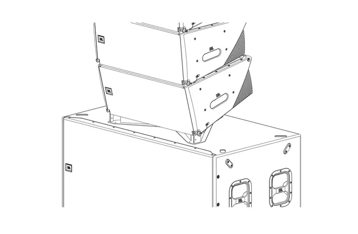 JBLPRO SRX910LA Placa Base para SRX910LA
