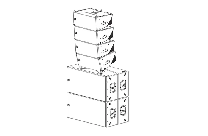 JBLPRO SRX910LA Placa Base para SRX910LA
