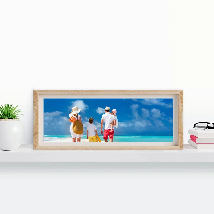 HP Papel Fotográfico Avanzado Brillo Glossy 4x12 pulgadas (101x305 mm), 250 g/m², Formato Panorámico, 10 Hojas