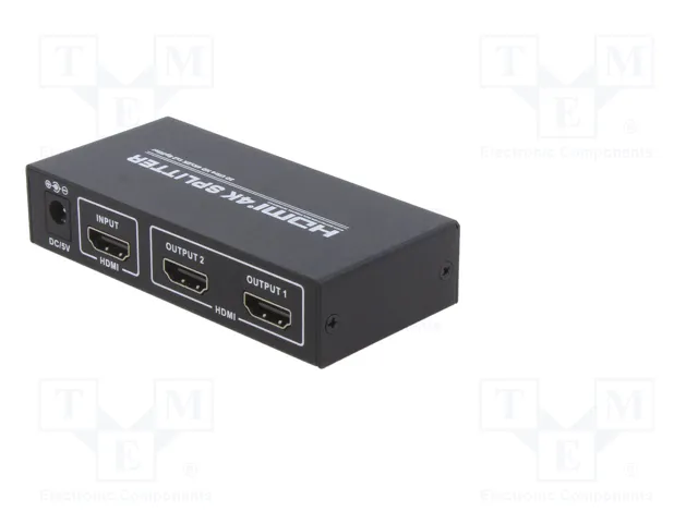 QOLTEC Divisor HDMI 1.4 Negro con 2 Salidas HDMI QOLTEC Divisor HDMI 1.4 Negro con 2 Salidas HDMI