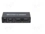 QOLTEC Divisor HDMI 1.4 Negro con 2 Salidas HDMI