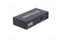 QOLTEC Divisor HDMI 1.4 Negro con 2 Salidas HDMI