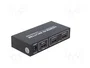 QOLTEC Divisor HDMI 1.4 Negro con 2 Salidas HDMI