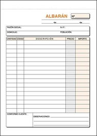 Talonario Albaranes 8º Natu Dupli Loan (Set de 10)