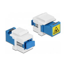 DeLOCK Módulo Keystone SC Simplex hembra a SC Simplex hembra con protección láser