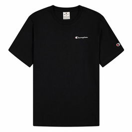 Camiseta de Manga Corta Hombre Champion Champion Crewneck Negro