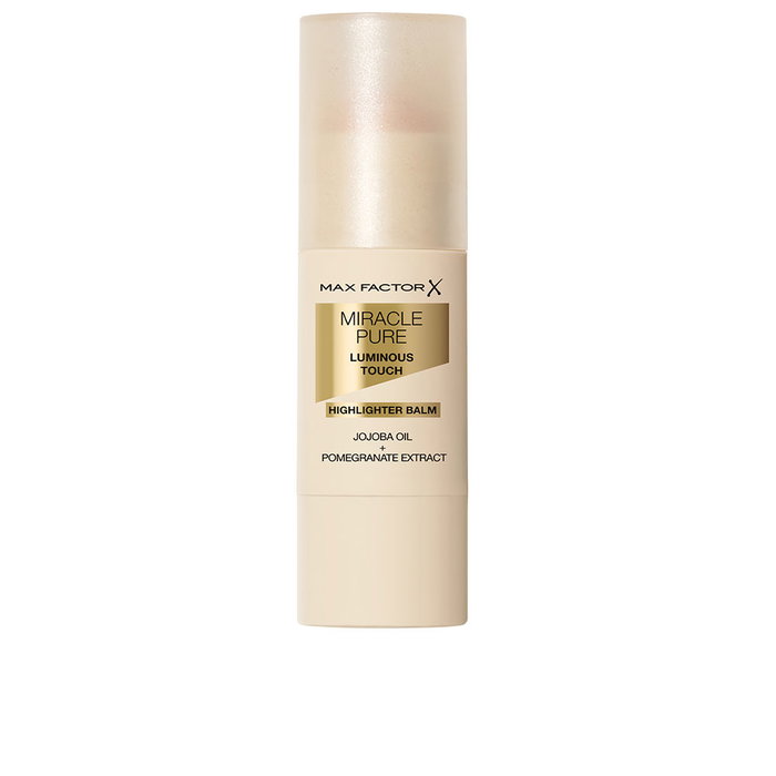 Max Factor Miracle Pure Balm Iluminador #10-Soft Pearl, Bálsamo Cremoso con Aceite de Jojoba y Extracto de Granada, 6 g Max Factor Miracle Pure Balm Iluminador #10-Soft Pearl, Bálsamo Cremoso con Aceite de Jojoba y Extracto de Granada, 6 g