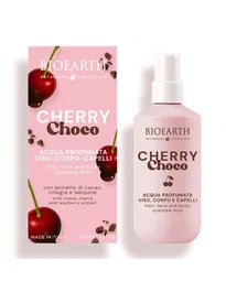 Bioearth Cherry Choco Spray de niebla refrescante para cuerpo, cara y cabello 100 ml