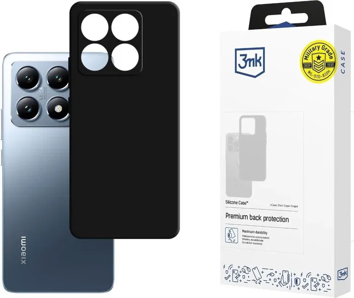 3MK Silicone Case para Xiaomi 14T - Transparente 3MK Silicone Case para Xiaomi 14T - Transparente