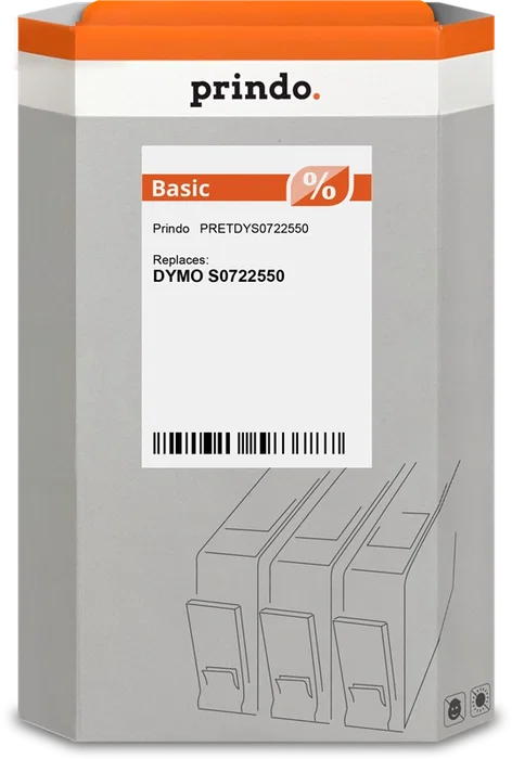 Prindo Etiquetas Universales 19x51mm Blanco compatibles con DYMO