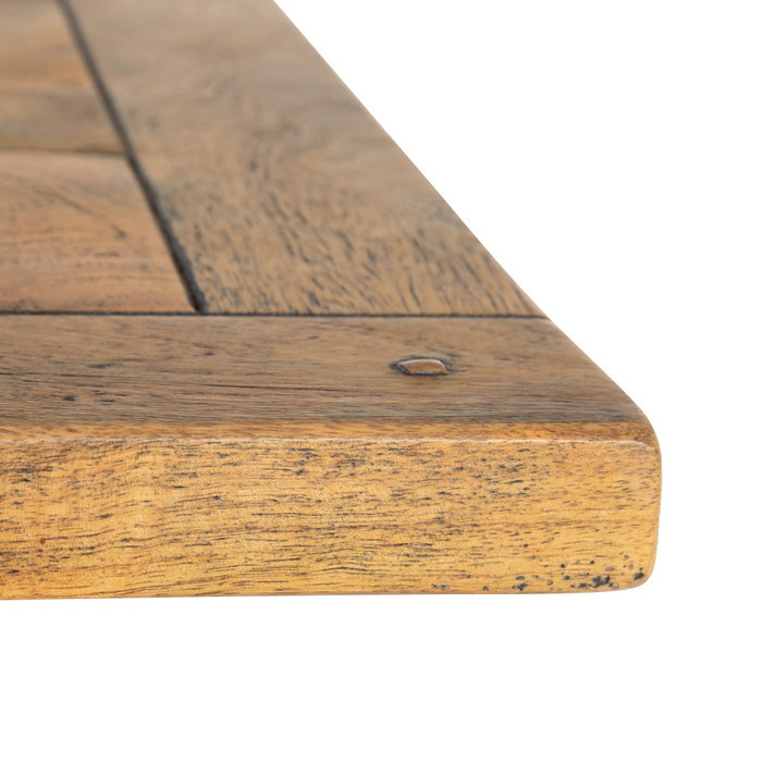 Mesa Comedor Natural-Negro 160 X 90 X 76 cm