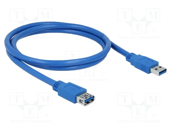 DeLOCK Cable de extensión USB 3.0 tipo A macho a hembra, 1 m, Azul DeLOCK Cable de extensión USB 3.0 tipo A macho a hembra, 1 m, Azul