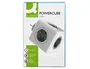 Q-connect Regleta Cubo 5 en 1 Directo a Pared, 5 Tomas de Corriente, 75x75x112mm