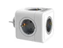 Q-connect Regleta Cubo 5 en 1 Directo a Pared, 5 Tomas de Corriente, 75x75x112mm