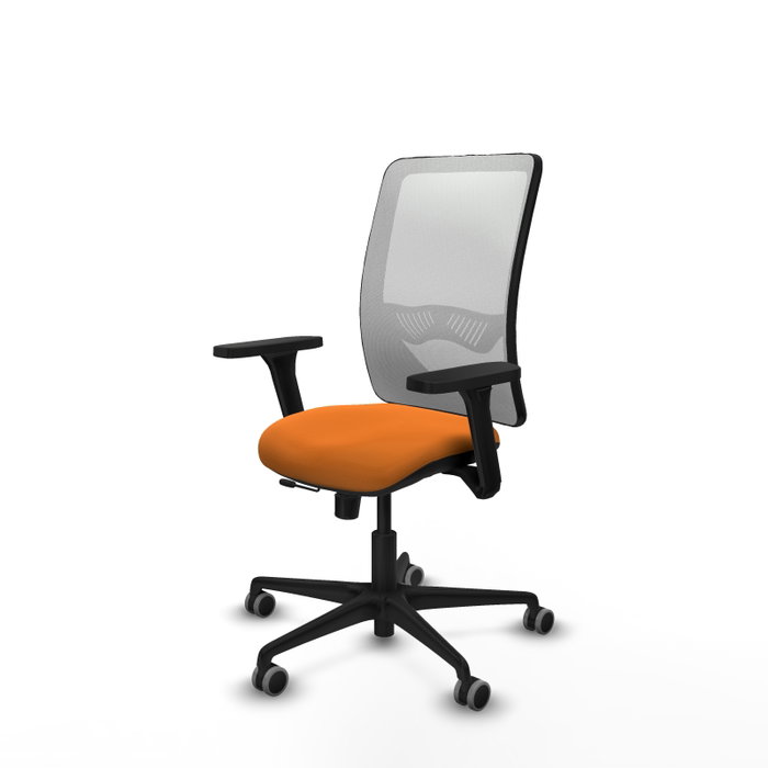 PIQUERAS Y CRESPO Silla de oficina Zulema Naranja y Blanco PIQUERAS Y CRESPO Silla de oficina Zulema Naranja y Blanco