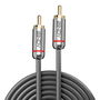 Lindy Cromo Line Cable de Audio Digital Phono 1m con Conectores Dorados y Diseño Libre de PVC