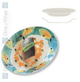 OMS Plato hondo para pescado 30 cm