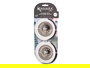 Kinvara Set 2 Filtros Fregadero Gris y Negro 12.7x30.5x3 cm Plástico y Acero (Set de 12)