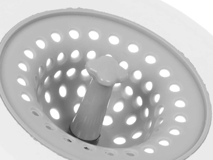 Kinvara Set 2 Filtros Fregadero Gris y Negro 12.7x30.5x3 cm Plástico y Acero (Set de 12)