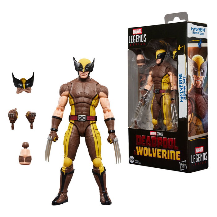 Hasbro Marvel Legends Series Wolverine Brown Suit 15cm Hasbro Marvel Legends Series Wolverine Brown Suit 15cm