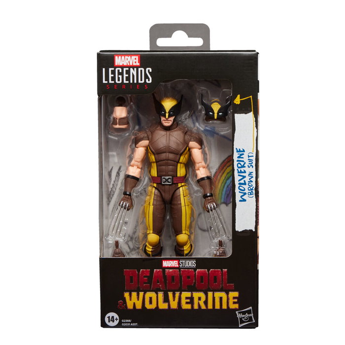 Hasbro Marvel Legends Series Wolverine Brown Suit 15cm Hasbro Marvel Legends Series Wolverine Brown Suit 15cm