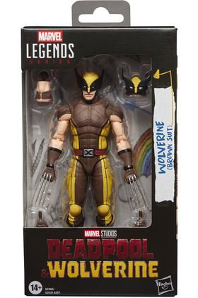 Hasbro Marvel Legends Series Wolverine Brown Suit 15cm