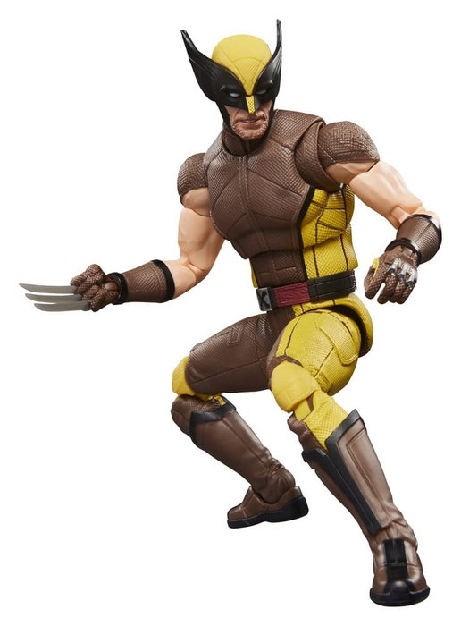 Hasbro Marvel Legends Series Deadpool & Wolverine - Wolverine (Brown Suit) Figura de 15 cm con Múltiples Accesorios y Articulación, Coleccionable