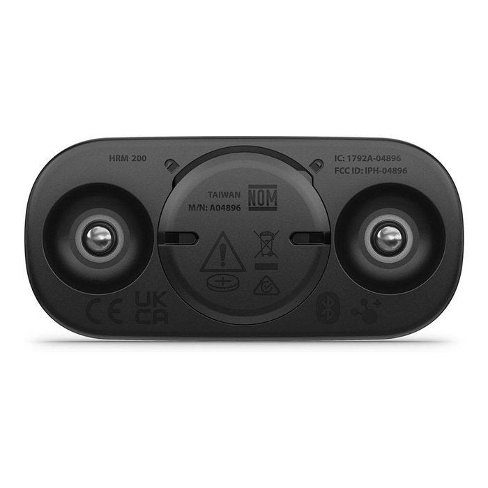 Garmin HRM 200 Monitor de Frecuencia Cardíaca Pecho Bluetooth/ANT+ Negro Correa Ajustable 72-106 cm Garmin HRM 200 Monitor de Frecuencia Cardíaca Pecho Bluetooth/ANT+ Negro Correa Ajustable 72-106 cm