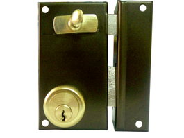 Ilargi Cerradura 56A-HE70DR con Cilindro Redondo 70 Dcha He Sobrep
