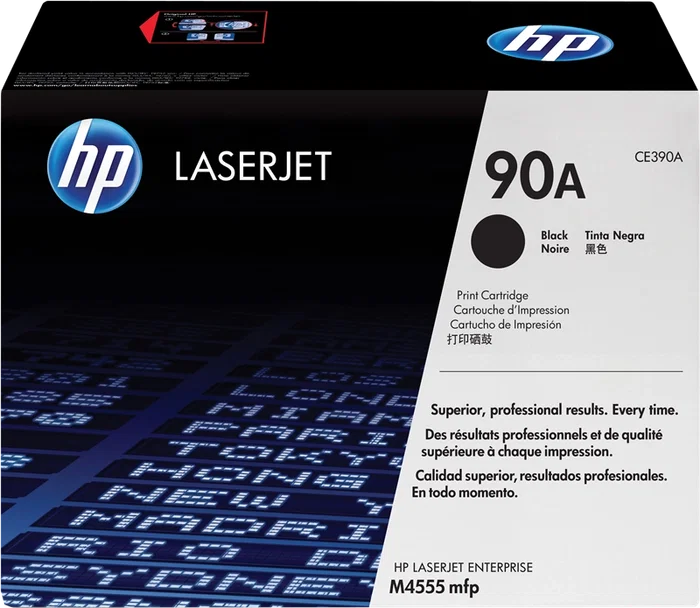 HP Cartucho de tóner 90A Negro (CE390A) original