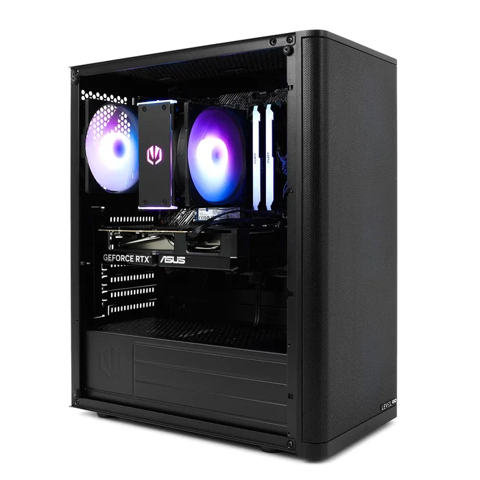 Komputronik Level GO G08 PC Gaming Ryzen 5 5600 RTX 5060 16GB RAM 1TB SSD 4TB HDD Windows 11 Home