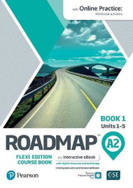 LONGMAN, ROADMAP A2 FLEXI EDITION COURSE BOOK 1 WITH EBOOK AND ONLINE PRACTICE