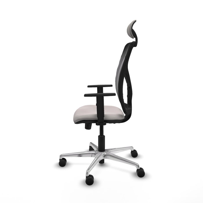 PIQUERAS Y CRESPO Silla de oficina Motilla con mecanismo Sincro/Traslack Blanco y Negro PIQUERAS Y CRESPO Silla de oficina Motilla con mecanismo Sincro/Traslack Blanco y Negro