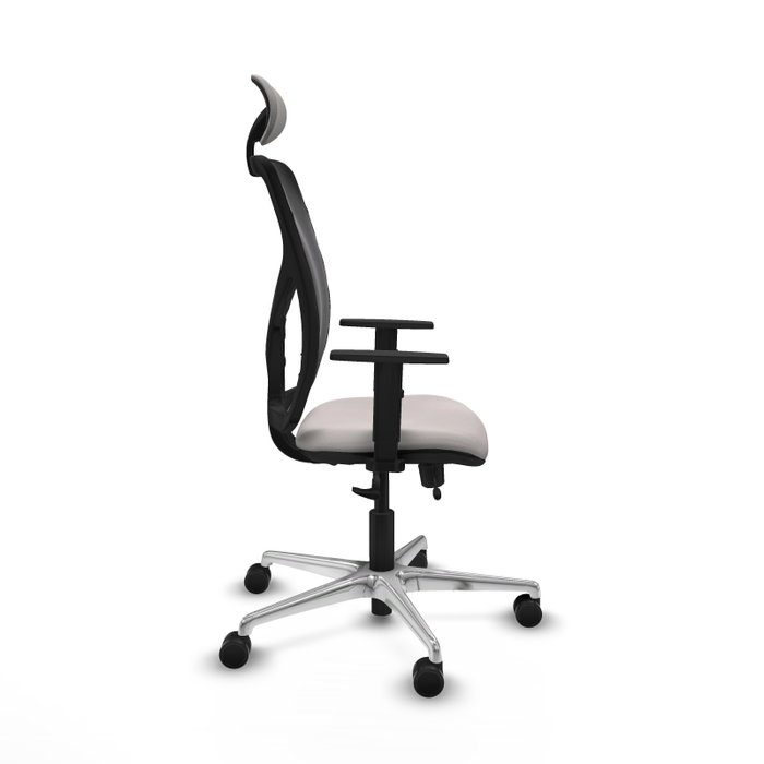 PIQUERAS Y CRESPO Silla de oficina Motilla con mecanismo Sincro/Traslack Blanco y Negro PIQUERAS Y CRESPO Silla de oficina Motilla con mecanismo Sincro/Traslack Blanco y Negro
