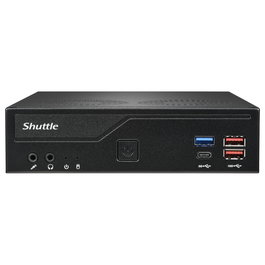 Shuttle DH770 Mini PC Barebone LGA1700 2xSODIMM 2xM.2 2xHDMI 2xDP DDR5 64GB