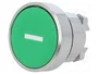 SCHNEIDER ELECTRIC Interruptor de presión Harmony XB4 Verde 22mm