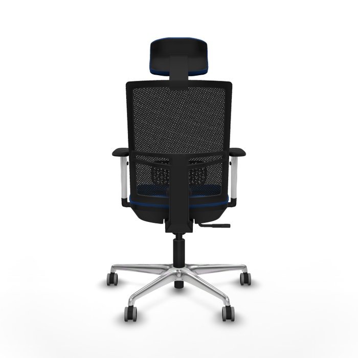 PIQUERAS Y CRESPO Silla de oficina Yunquera con mecanismo Sincro, Azul y Negro PIQUERAS Y CRESPO Silla de oficina Yunquera con mecanismo Sincro, Azul y Negro