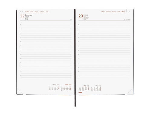 Finocam Agenda 2026 Y11 Día Página 165x240mm Azul