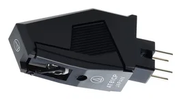 Audio-Technica AT81CP Cartucho de Aguja DJ con Montura T4P/P-Mount para Tocadiscos Technics, Pioneer, Negro