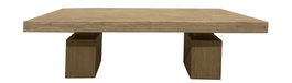 DKD Home Decor Mesa de Centro de Olmo Macizo 170x90x45