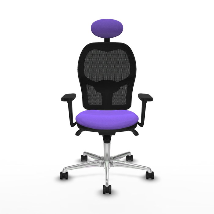 PIQUERAS Y CRESPO Silla de oficina Jorquera Lila y Negro PIQUERAS Y CRESPO Silla de oficina Jorquera Lila y Negro